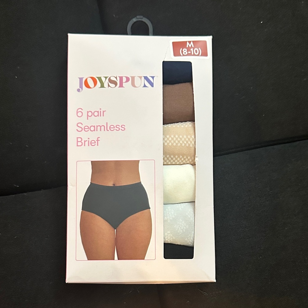 Joyspun Women's Seamless Briefs - 6 Pack